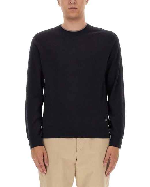 Paul Smith Blue Ps Paul Smith Jersey With Logo for men