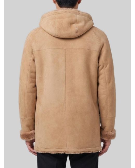 Salvatore Santoro Natural Reversible Midi Jacket for men