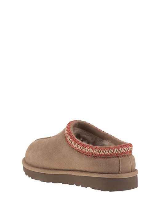 Ugg Brown Tasman Ii Suede Slippers