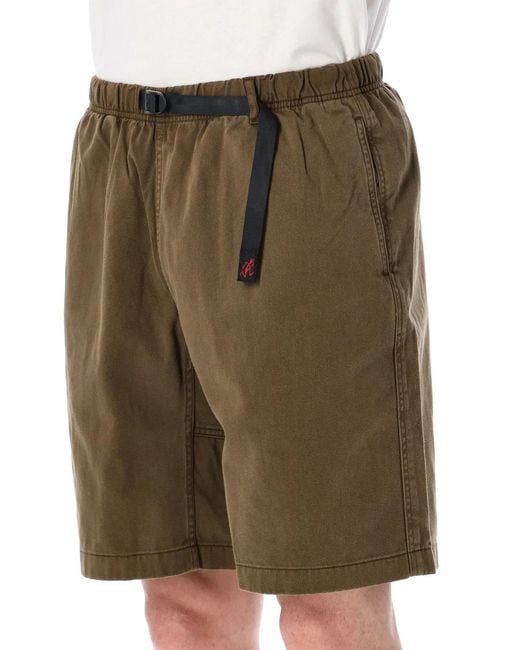 Gramicci Green Cotton G-Shorts for men
