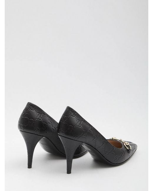 Gucci Black Pumps With Horsebit
