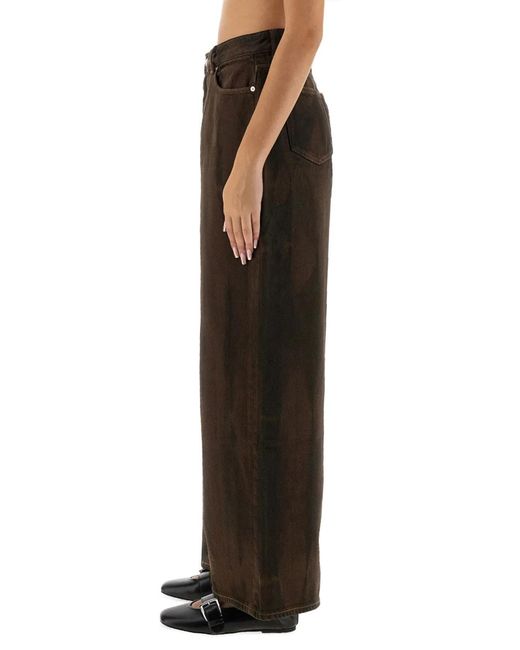 Ganni Brown Baggy Pants