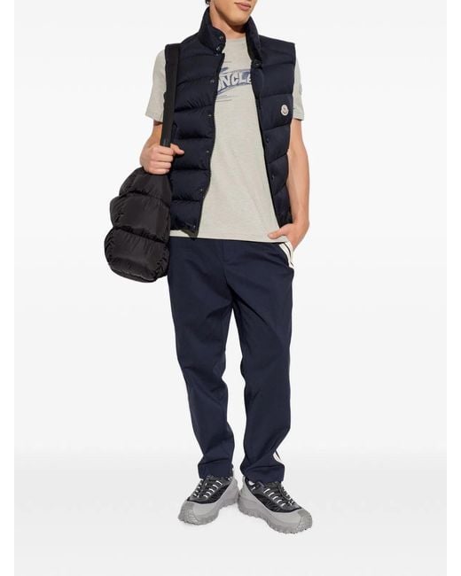 Moncler Blue Tibb Quilted Gilet for men