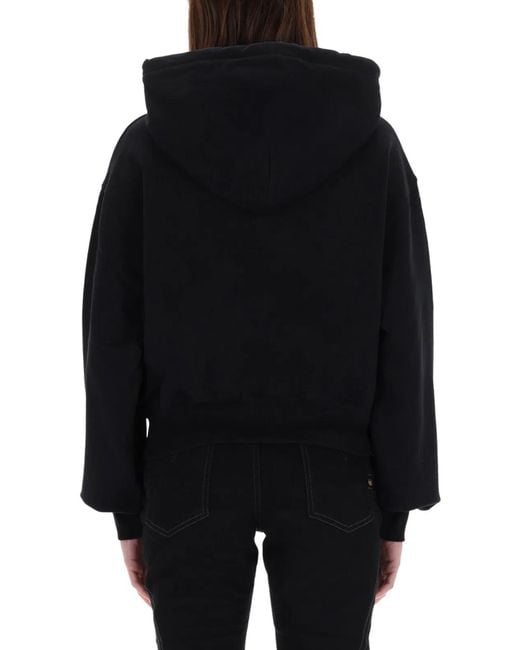 Versace Jeans Couture Black Vemblem Baroque Sweatshirt