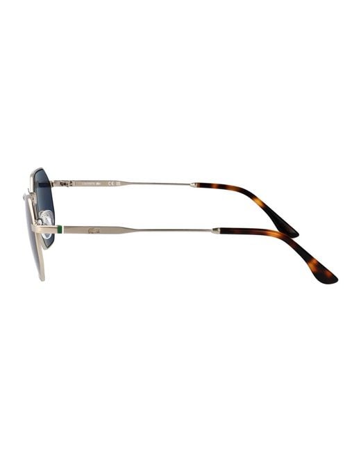 Lacoste Blue Metal Sunglasses