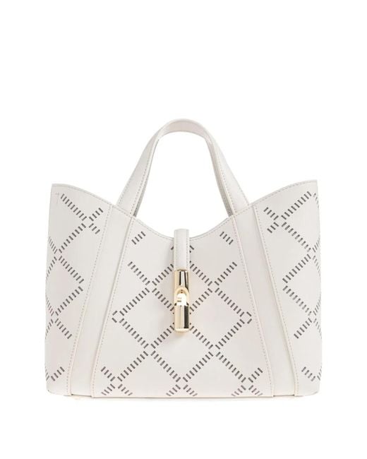 Furla White Leather Bag