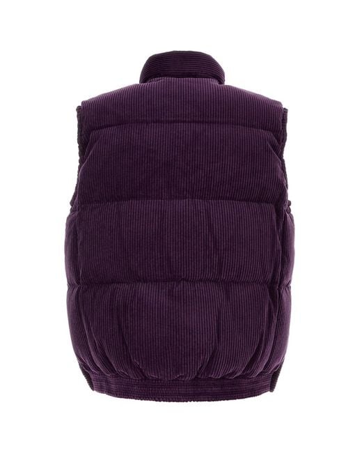 Sacai Purple Corduroy Down Jacket for men