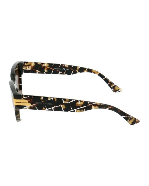 Bottega Veneta Black Acetate Havana Sunglasses