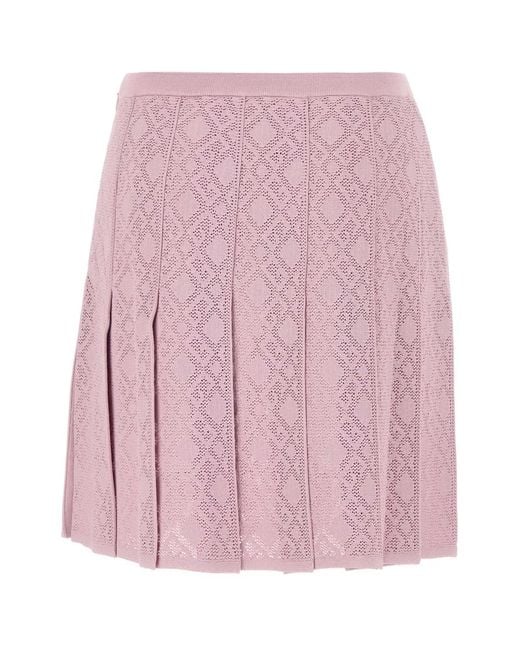Givenchy Pink Viscose Blend Skirt