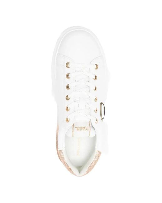Karl Lagerfeld White Kapri Ombre Nft Lo Lace