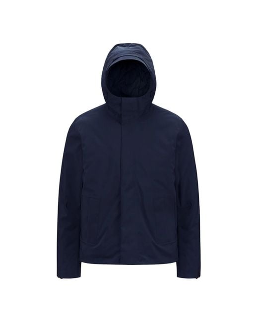 K-Way Blue Jacken Bonded Padded for men