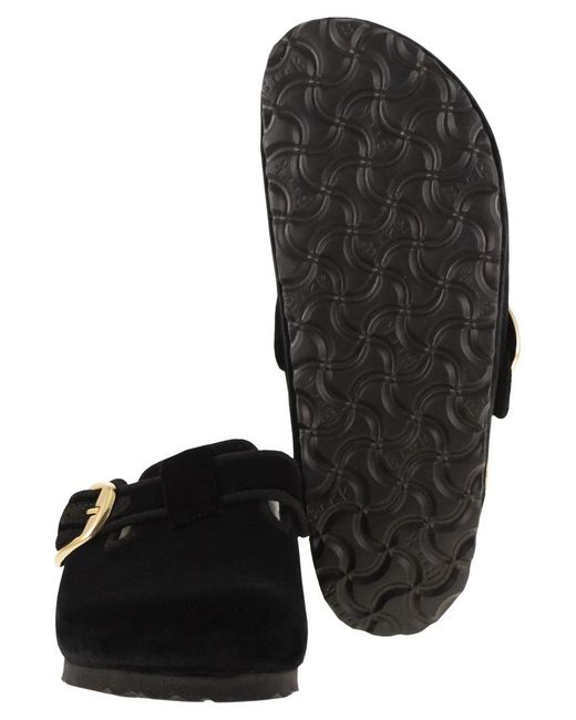 Birkenstock Black Boston Big Buckle