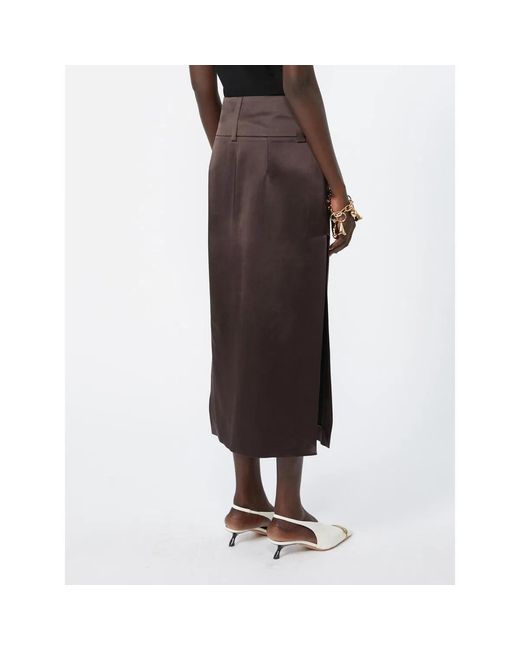 Max Mara Brown Spxoblare Skirt Chocolate