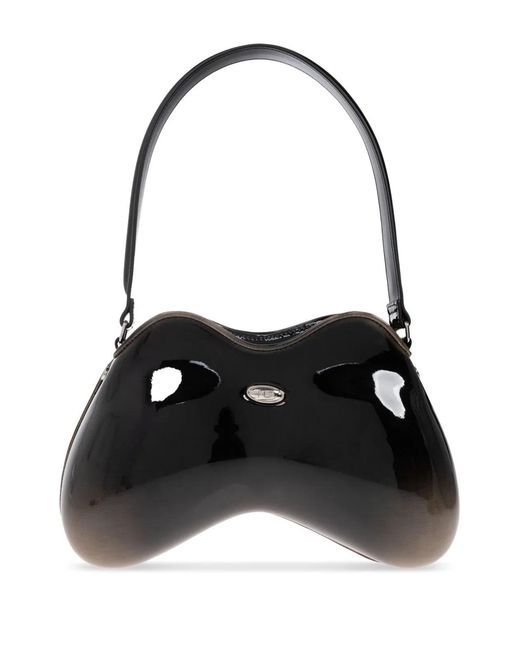DIESEL Black Polyurethane Shoulder Bag