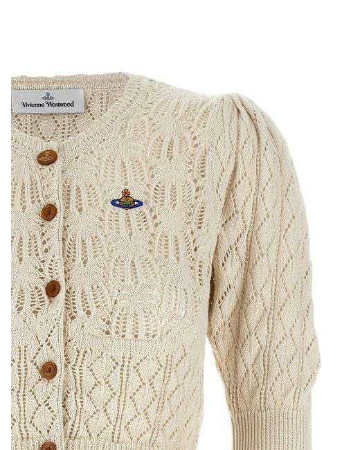 Vivienne Westwood Natural 'Ella' Cardigan