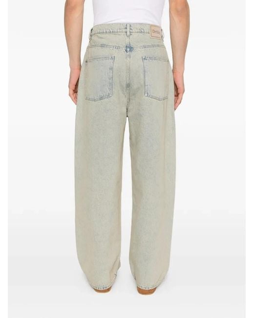 Drole de Monsieur White "Baggy Dusty" Jeans for men