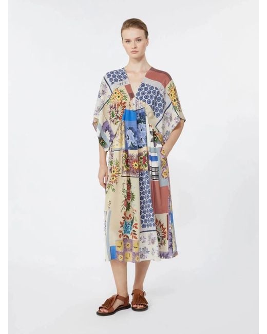 Weekend by Maxmara White Wkdnome Dress Multicolour