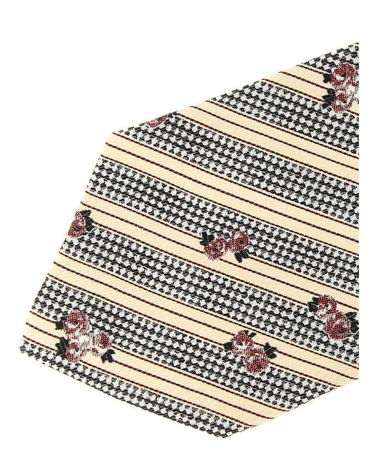 Dries Van Noten White '102' Tie for men