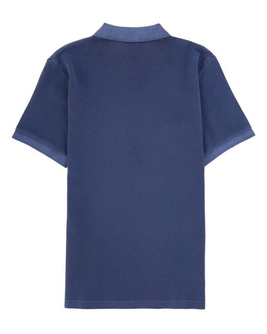 Fay Blue Polo With Logo for men