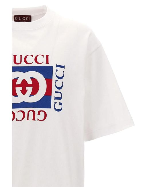Gucci White T-Shirt With Print for men