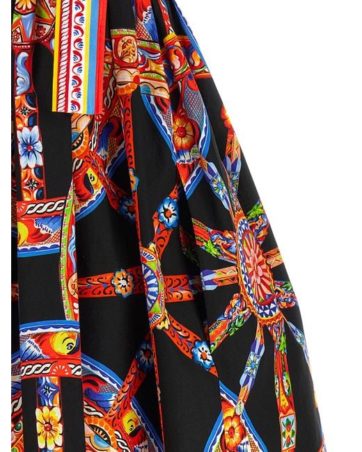 Dolce & Gabbana Red 'Carretto' Dress