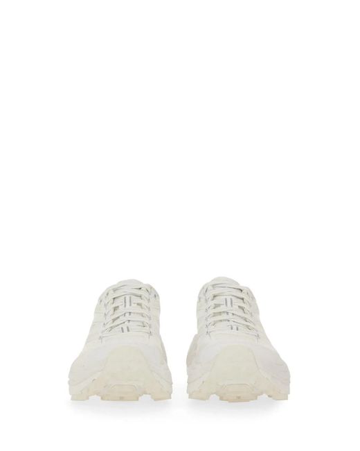 Hoka One One White Mafate "Speed 2" Sneaker