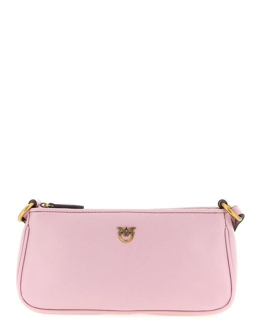 Pinko Pink 'Half Moon' Mini Crossbody Bag