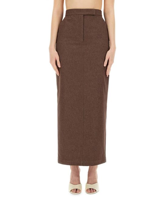 Max Mara Brown Long Skirt "Pianosa"
