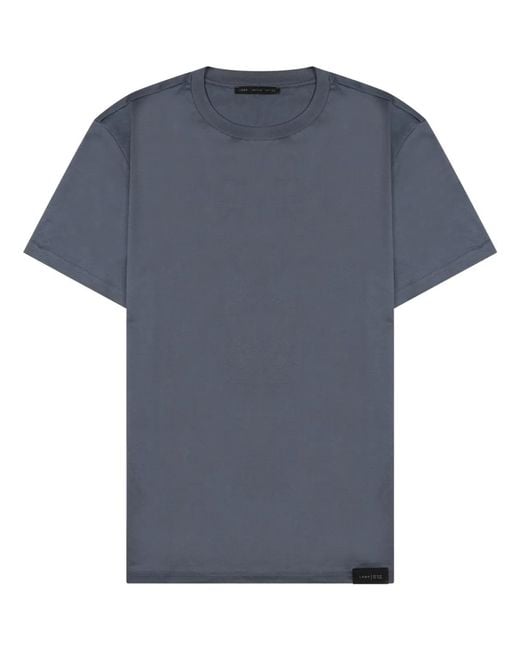 Low Brand Blue Cotton T-Shirt for men
