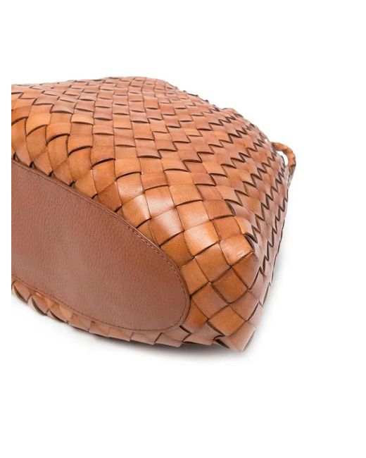 Dragon Diffusion Brown Santa Croce Small Bag
