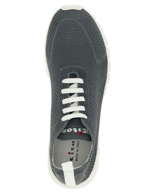 Kiton White 'Fits' Sneakers for men