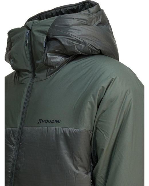 Houdini Sportswear Gray Recycled Polyester Jacket for men