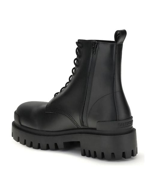 Balenciaga Black Calfskin Boots for men