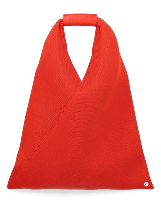 MM6 by Maison Margiela Red Borsa "Japanese" Small