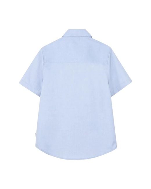 Boss Blue Camicia A Maniche Corte