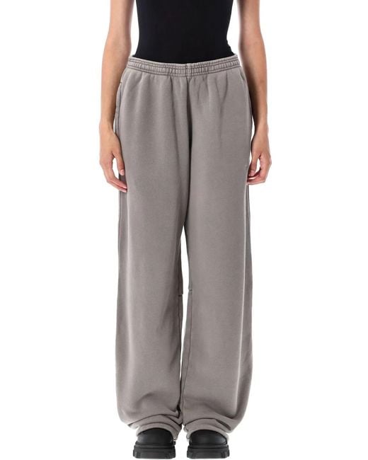 Alexander Wang Gray Cotton Track-Pants