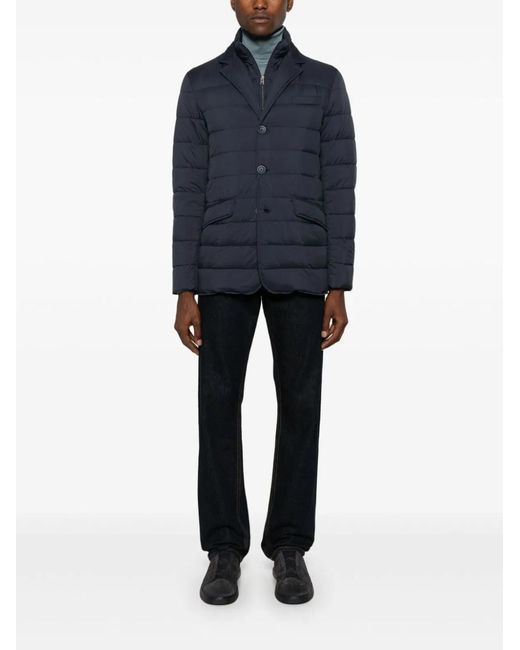 Herno Blue La Giacca Down Jacket for men