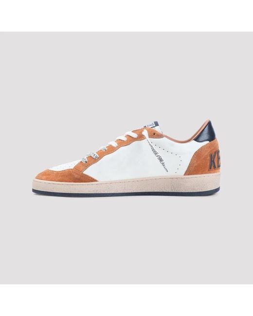 Golden Goose Deluxe Brand Blue Ball Star Leather Sneakers for men