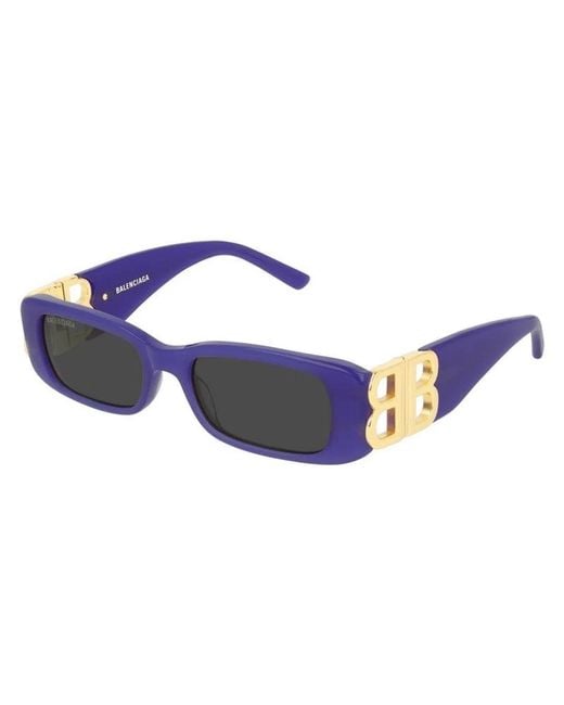Balenciaga Blue Acetate Sunglasses