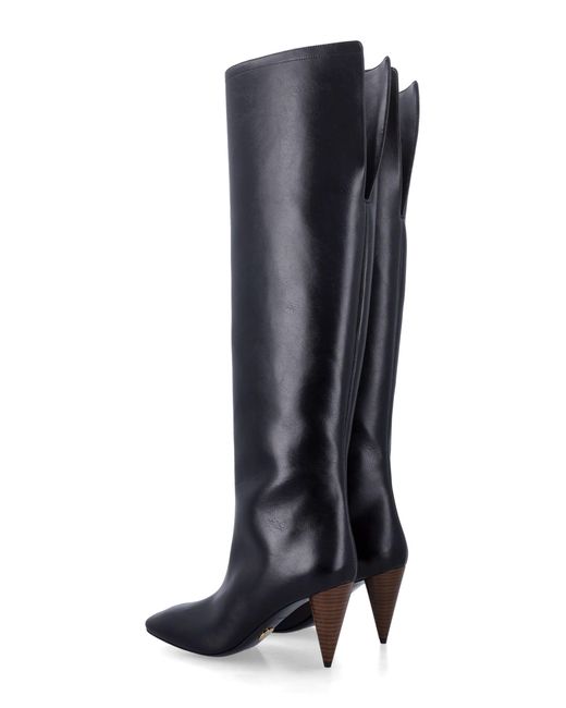 Stella McCartney Blue Knee Boots