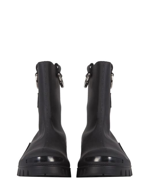 MSGM Black Rain Boots