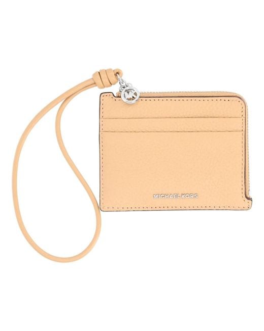 MICHAEL Michael Kors White Michael By Michael Kors Card Holder "Jet Set"