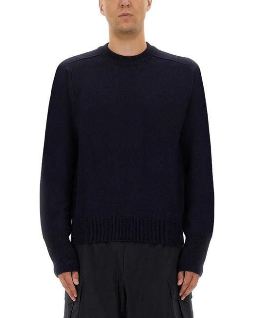 Studio Nicholson Blue Wool Jersey for men