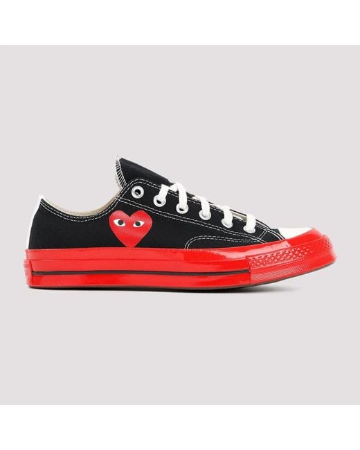 COMME DES GARÇONS PLAY Red Heart Print Sneakers for men