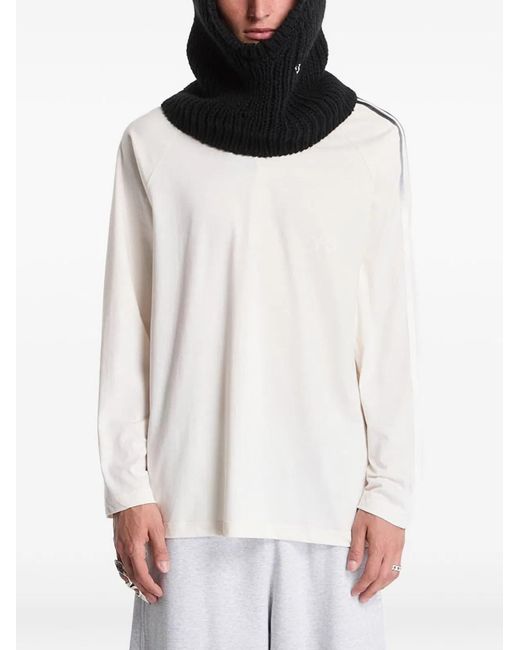 Y-3 White Cotton T-Shirt for men