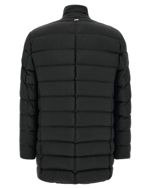 Herno Black 'Il Cappotto' Down Jacket for men