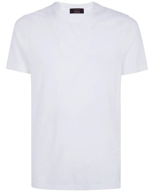 Zanone White Short Sleeves T-Shirt for men