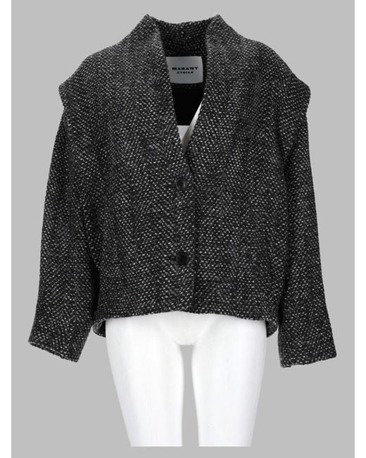 Isabel Marant Black Giacca "Drogo"
