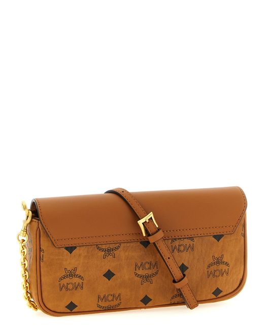 MCM Brown Tracy Crossbody Bags