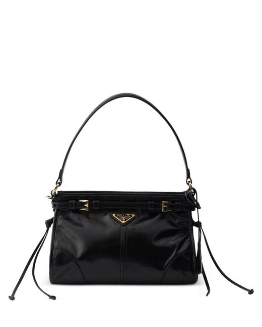 Prada Black Bonnie Small Leather Handbag